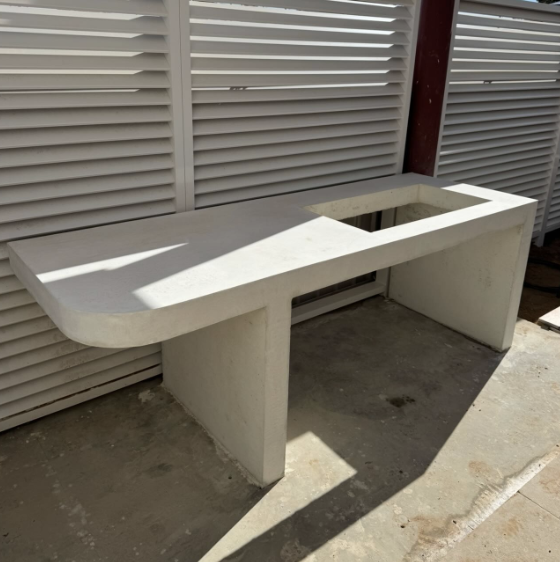 Architectural concrete bench