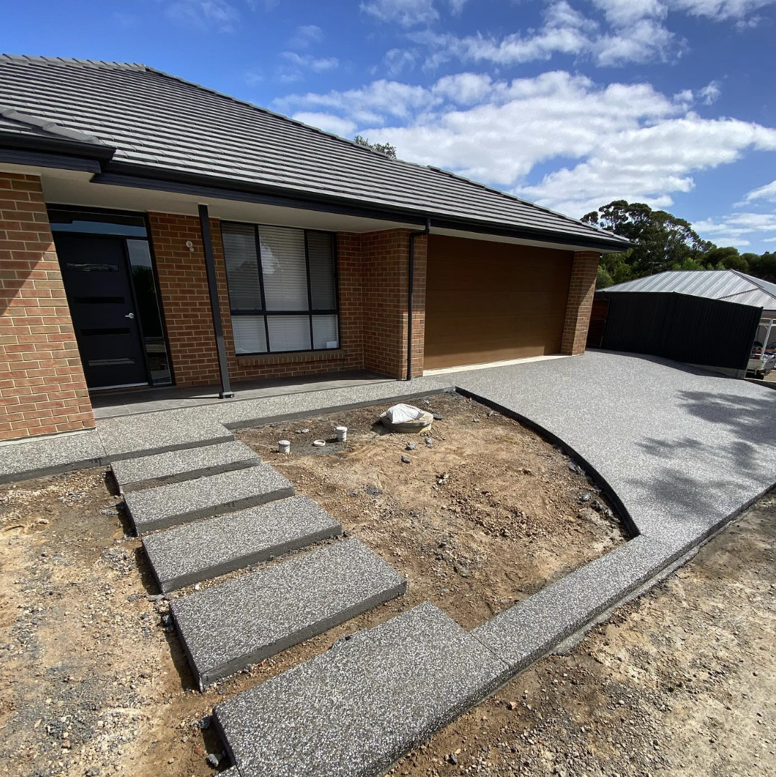 Driveway and garden edge