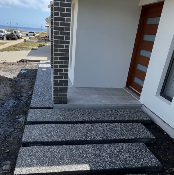 Concrete stairs